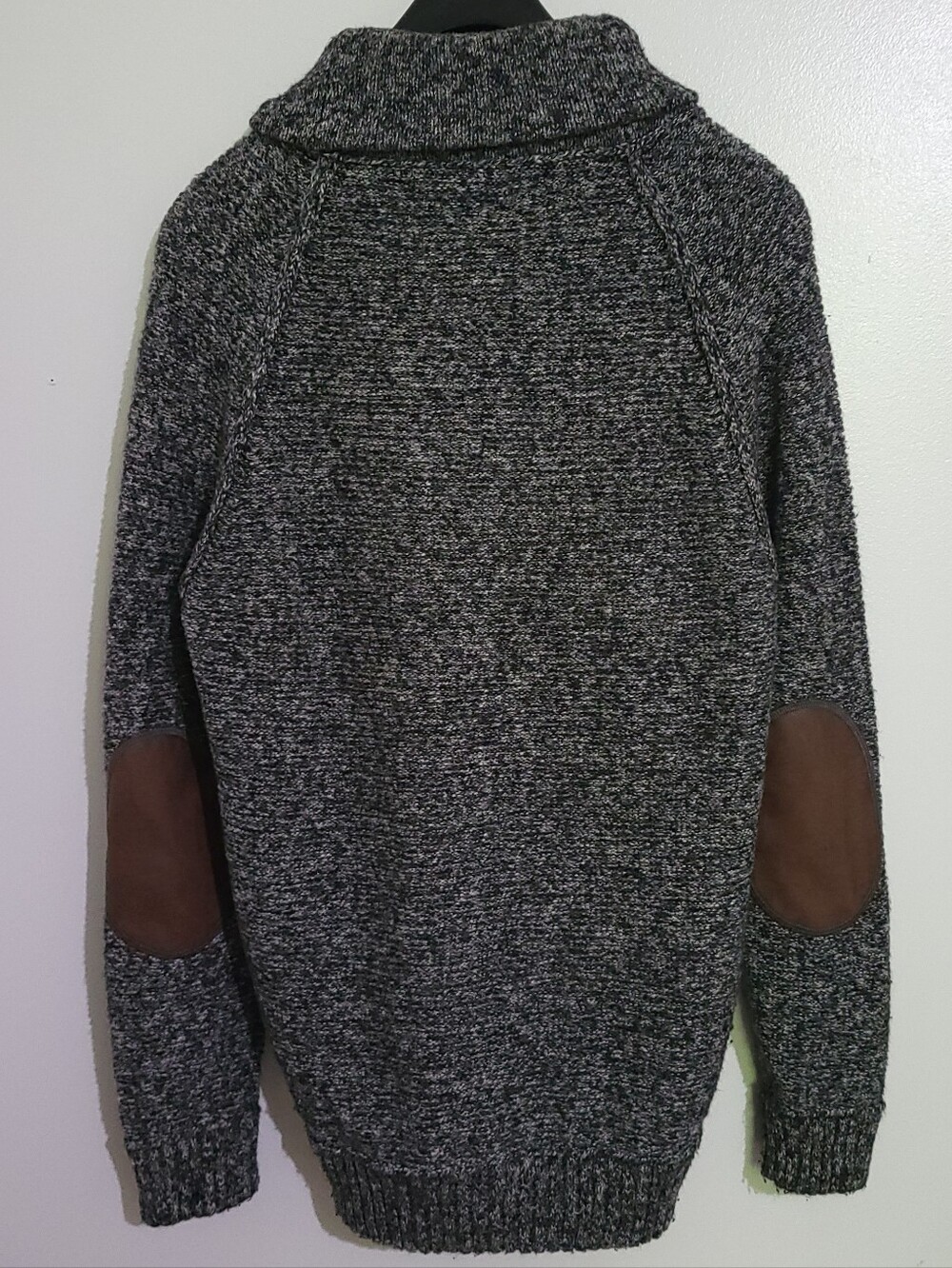 Le 31 Gray Marled Shawl Collar Cardigan Sweater Size S - Picture 10 of 10